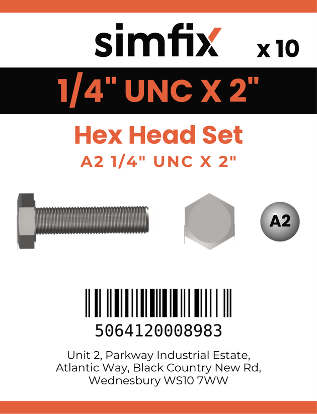Simfix product label - 933UA214051-D