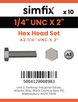 Simfix product label - 933UA214051-D