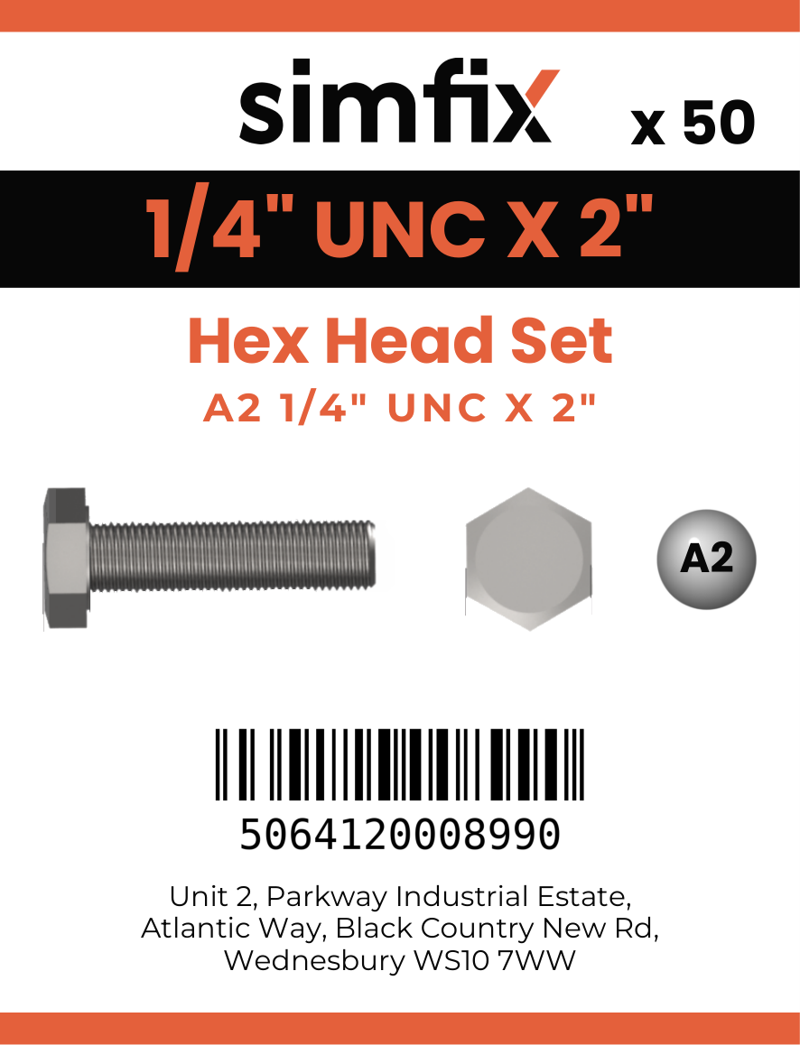 Simfix product label - 933UA214051-T