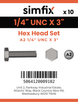 Simfix product label - 933UA214076-D