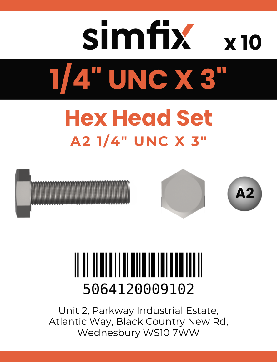 Simfix product label - 933UA214076-D