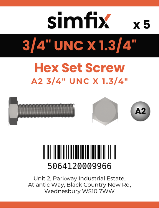 Simfix product label - 933UA234044-D