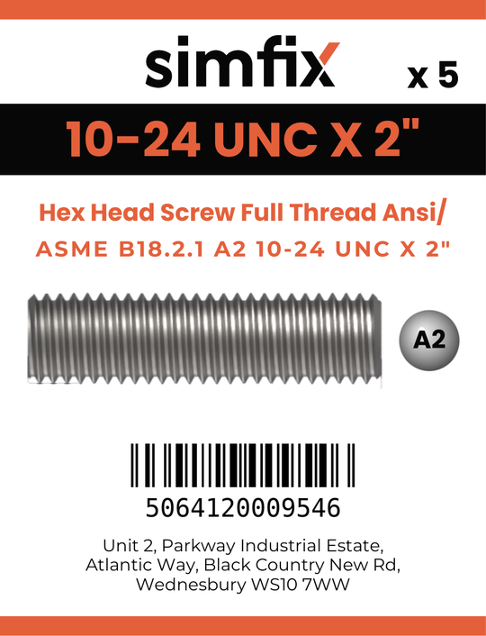 Simfix product label - 933UA234051-D