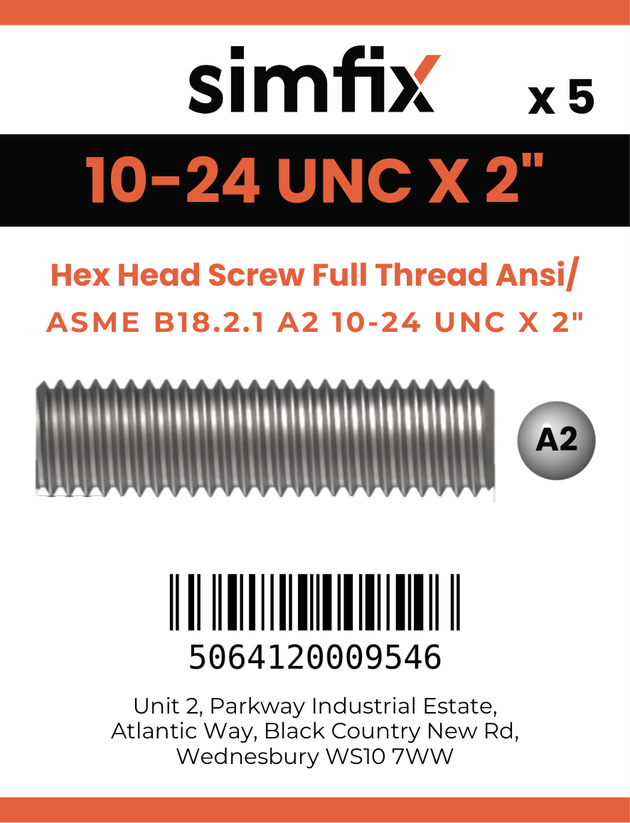 Simfix product label - 933UA234051-D