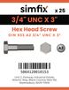 Simfix product label - 933UA234076-T