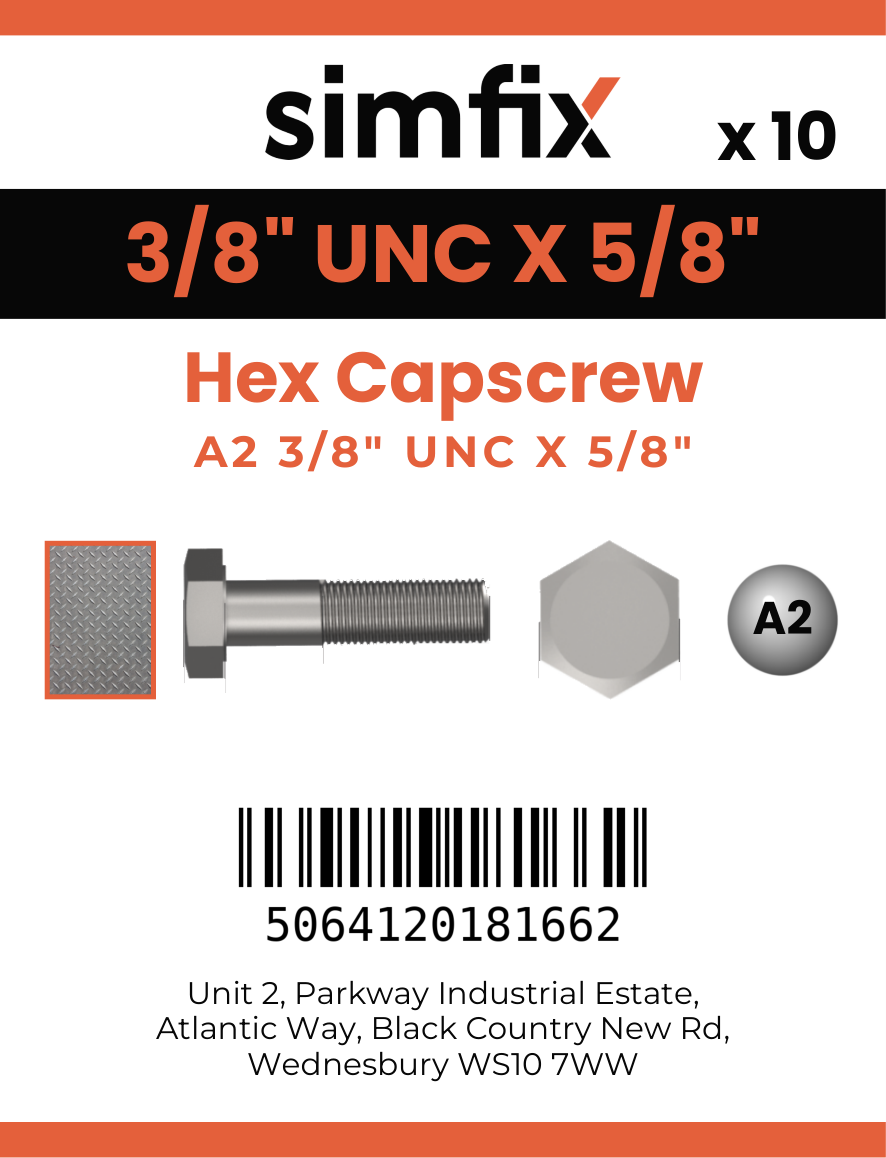Simfix product label - 933UA238016-D
