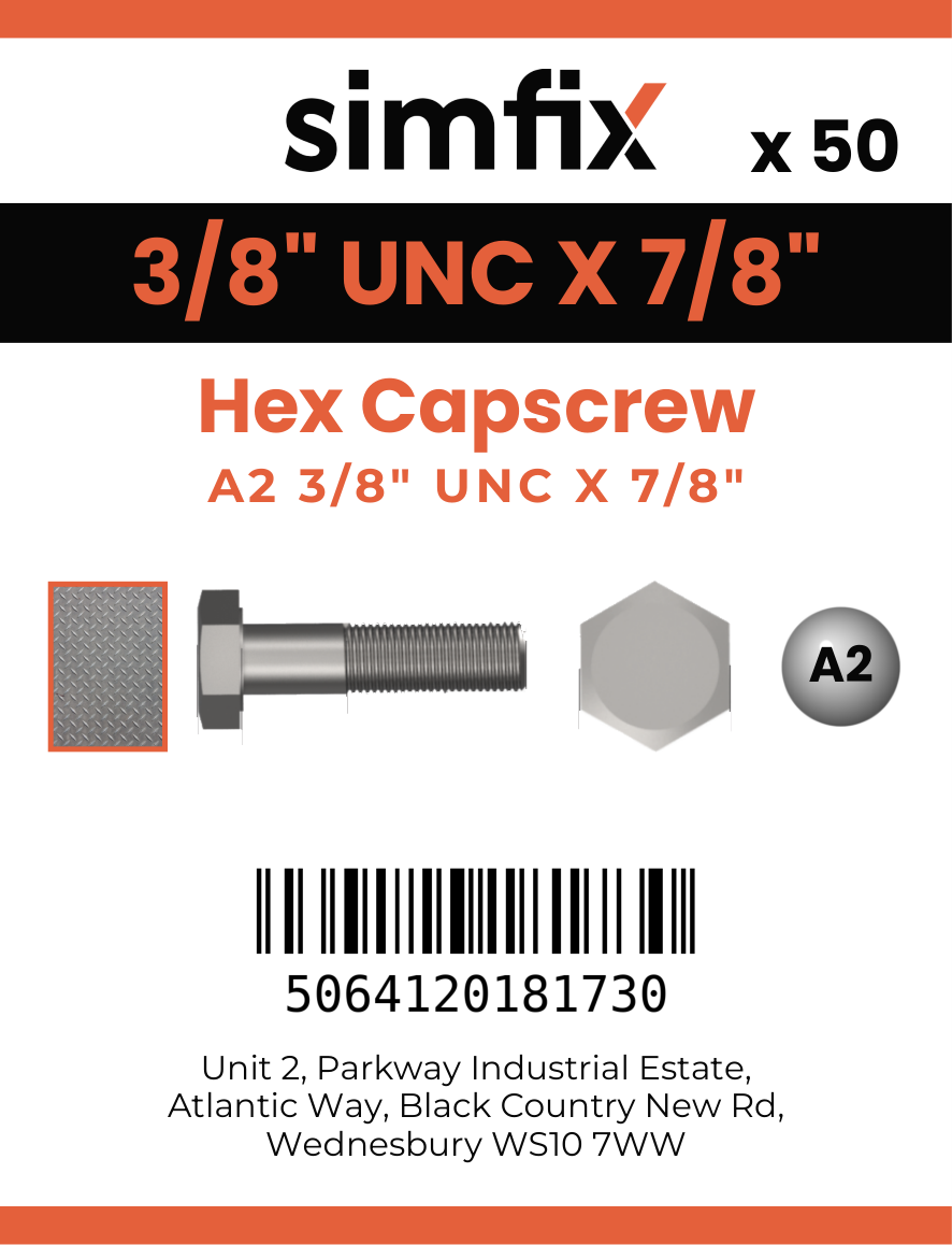 Simfix product label - 933UA238022-T