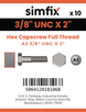Simfix product label - 933UA238050-D
