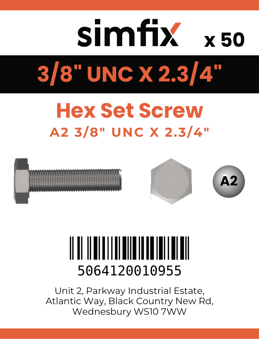 Simfix product label - 933UA238070-T