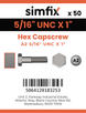 Simfix product label - 933UA2516025-T