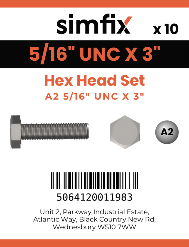 Simfix product label - 933UA2516076-D