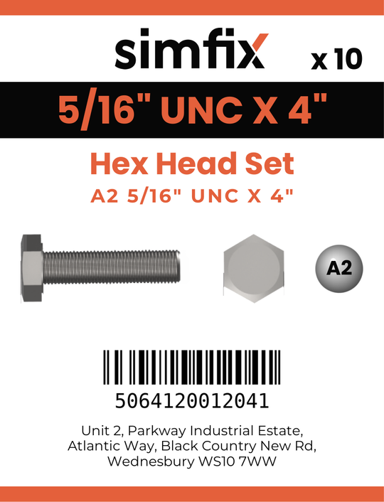 Simfix product label - 933UA2516102-D