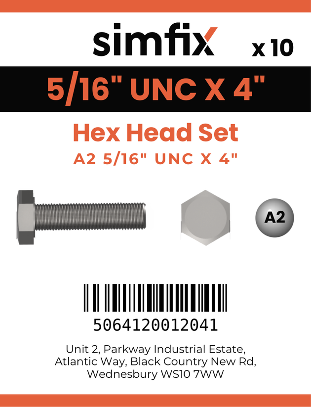 Simfix product label - 933UA2516102-D
