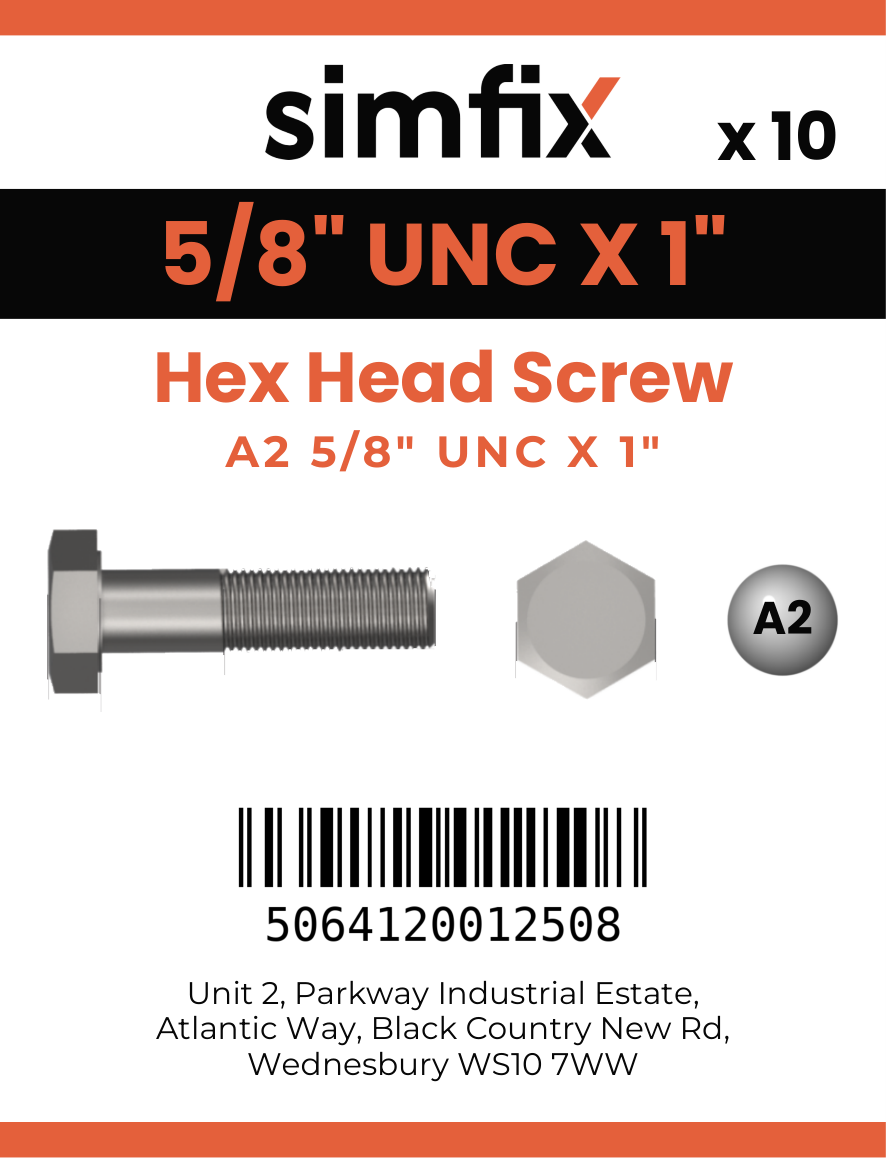 Simfix product label - 933UA258025-D