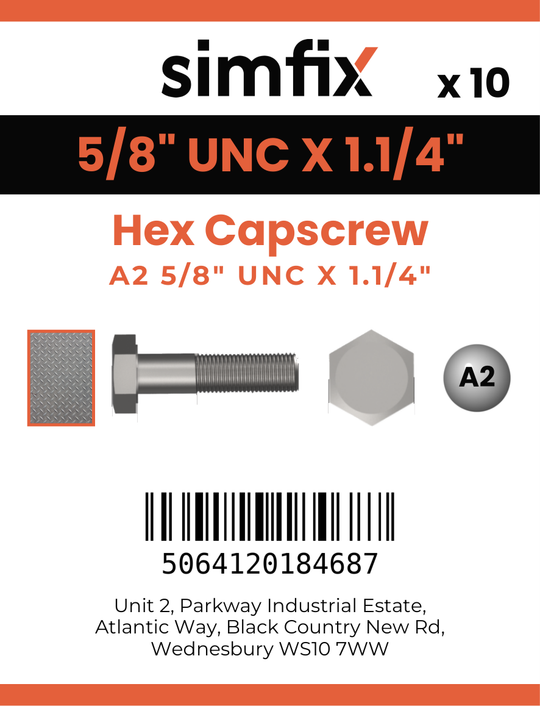 Simfix product label - 933UA258032-D