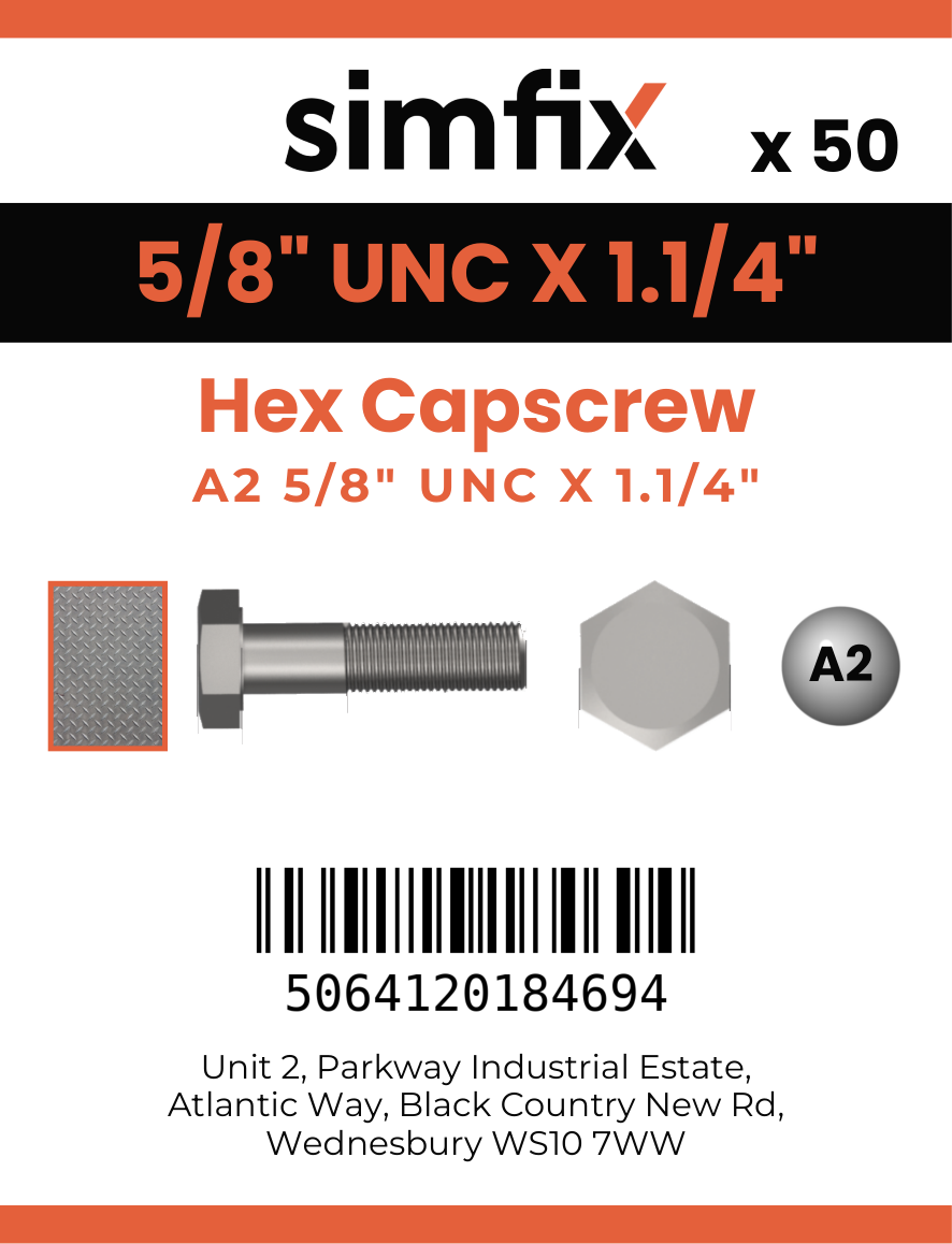 Simfix product label - 933UA258032-T