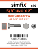 Simfix product label - 933UA258051-D