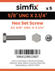 Simfix product label - 933UA258057-D