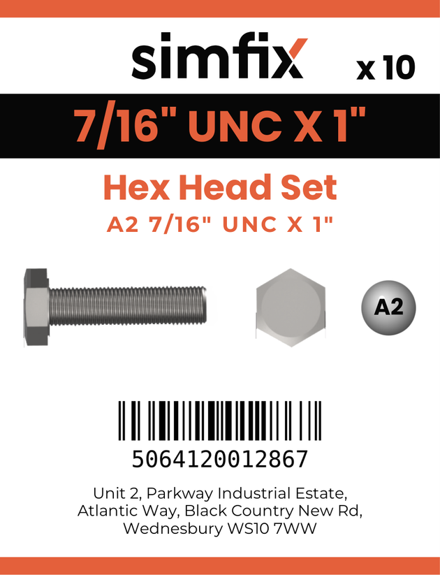 Simfix product label - 933UA2716025-D