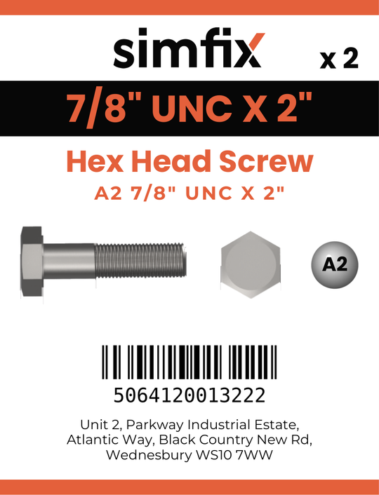 Simfix product label - 933UA278051-D