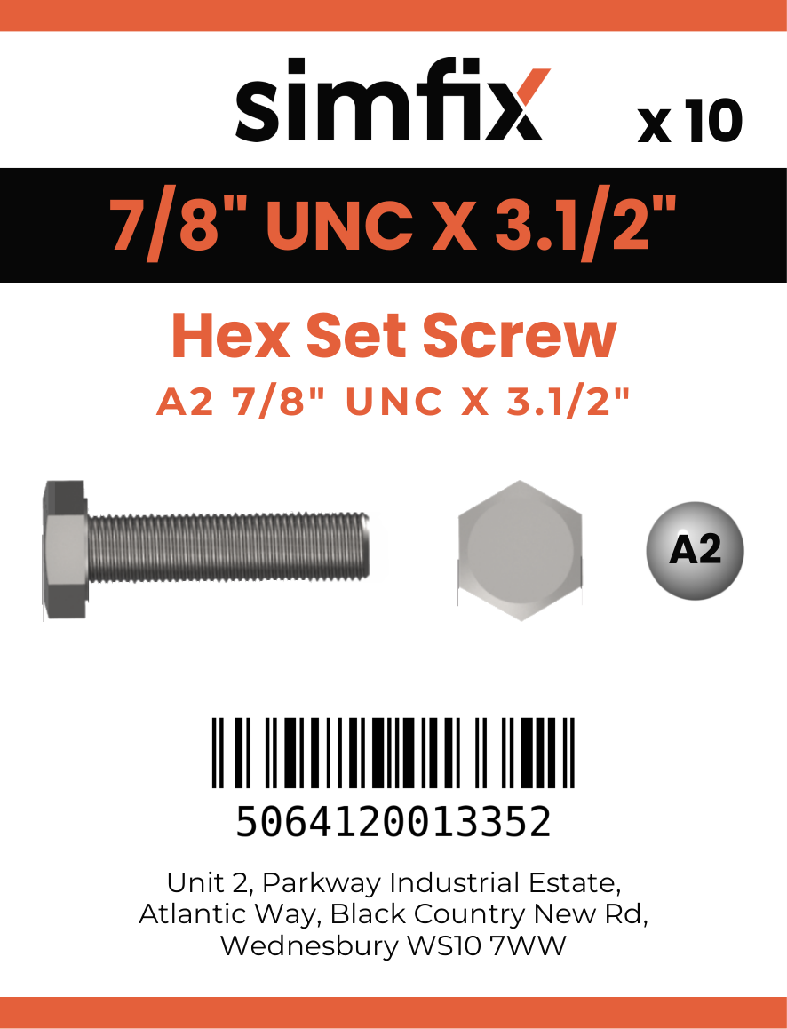 Simfix product label - 933UA278089-T