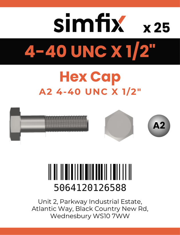 Simfix product label - 933UA2N04013-D