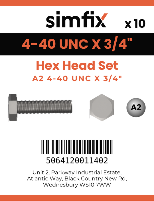 Simfix product label - 933UA2N04019-D