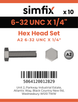 Simfix product label - 933UA2N06006-D