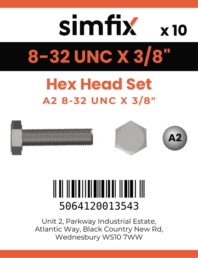 Simfix product label - 933UA2N08010-D