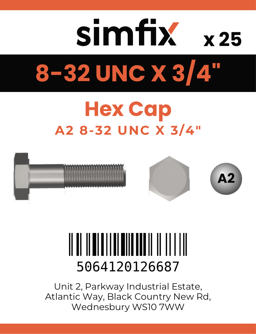 Simfix product label - 933UA2N08019-D