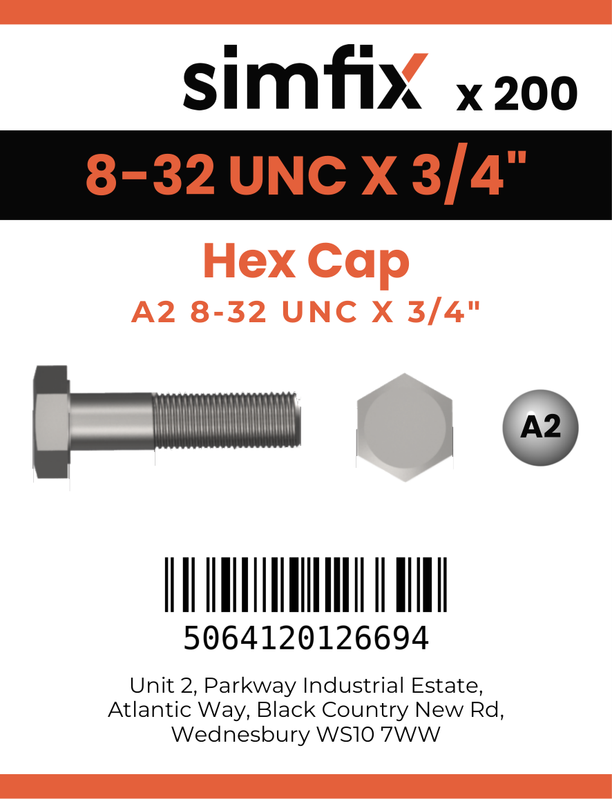 Simfix product label - 933UA2N08019-T