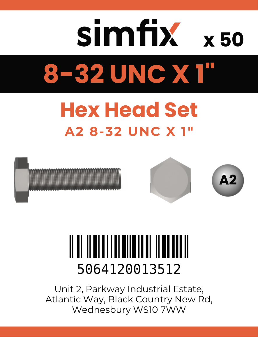 Simfix product label - 933UA2N08025-T