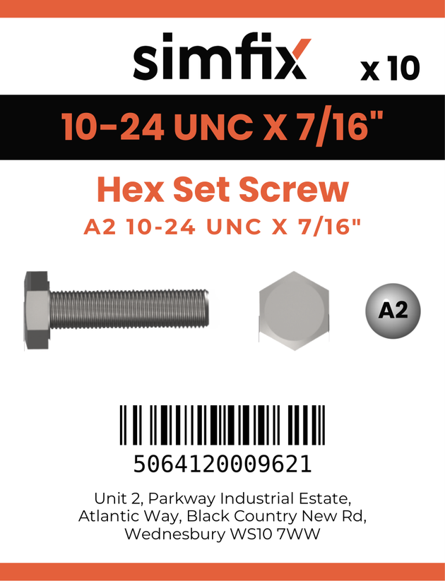 Simfix product label - 933UA2N10011-D