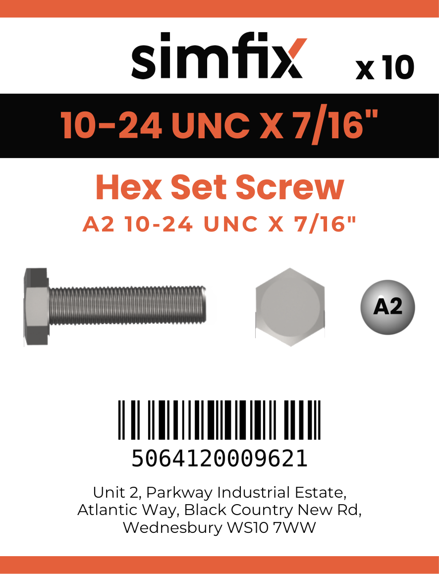 Simfix product label - 933UA2N10011-D