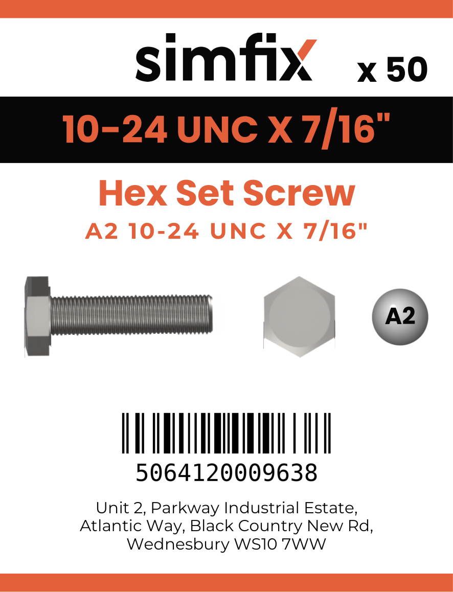 Simfix product label - 933UA2N10011-T