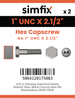 Simfix product label - 933UA4100064-D