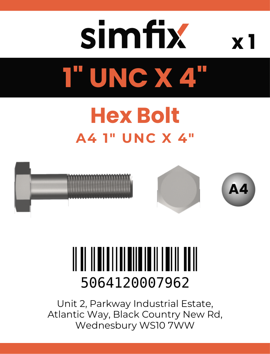 Simfix product label - 933UA4100102-D
