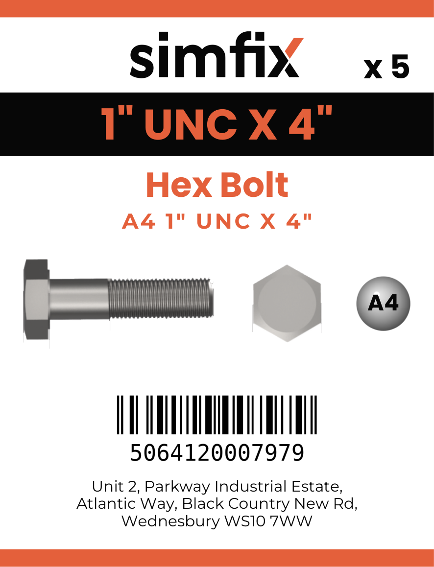 Simfix product label - 933UA4100102-T