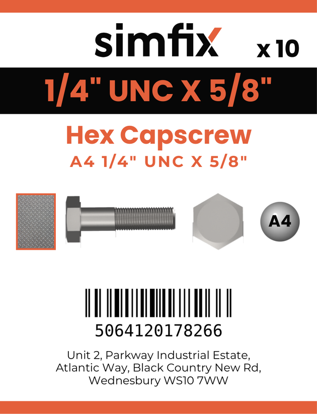 Simfix product label - 933UA414016-D