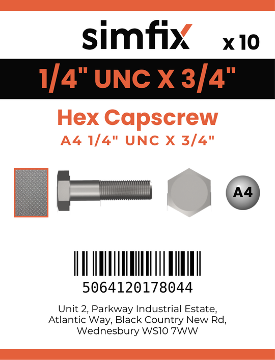 Simfix product label - 933UA414019-D