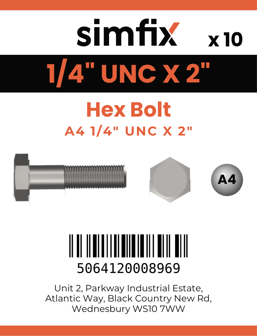 Simfix product label - 933UA414051-D