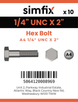 Simfix product label - 933UA414051-D