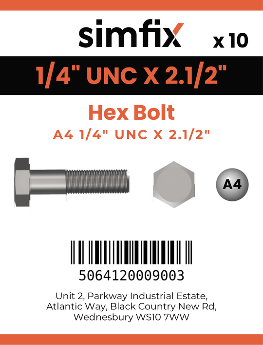 Simfix product label - 933UA414064-D