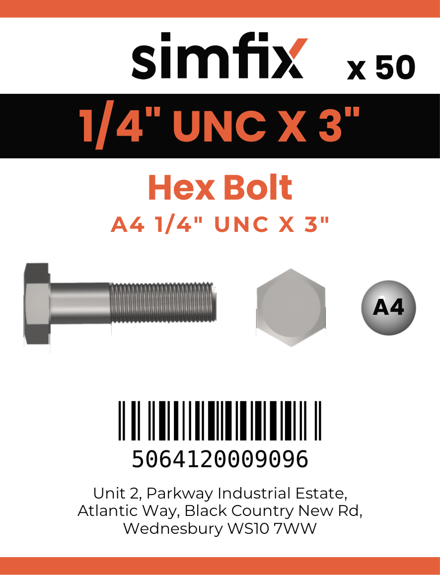Simfix product label - 933UA414076-T