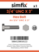 Simfix product label - 933UA434076-D