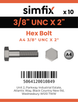 Simfix product label - 933UA438051-D