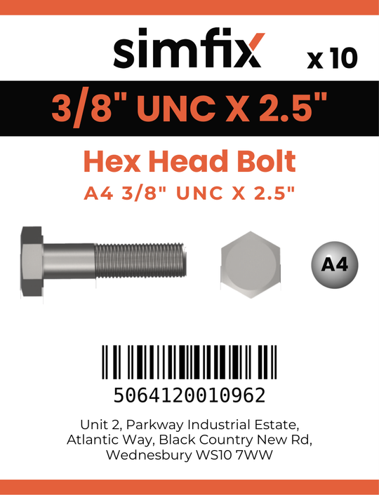 Simfix product label - 933UA438064-D
