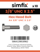 Simfix product label - 933UA438064-D