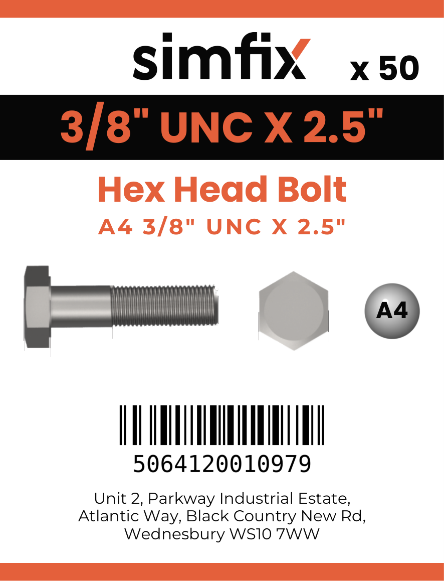 Simfix product label - 933UA438064-T