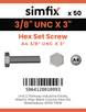 Simfix product label - 933UA438076-T